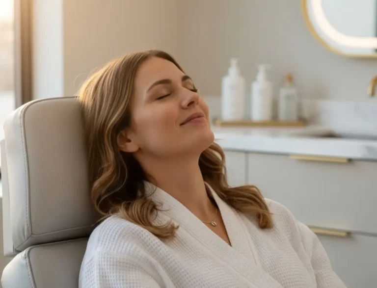 Dr. Bellamah performing ResurFX laser skin resurfacing in Missoula clinic.