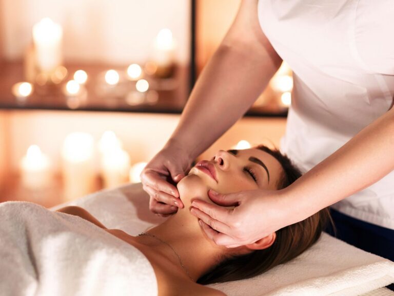 Woman with clear, even skin in a medical aesthetics clinic in Missoula